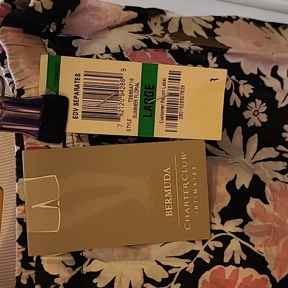 Charter Club Intimates Burmuda Shorts - Picture 3 of 8